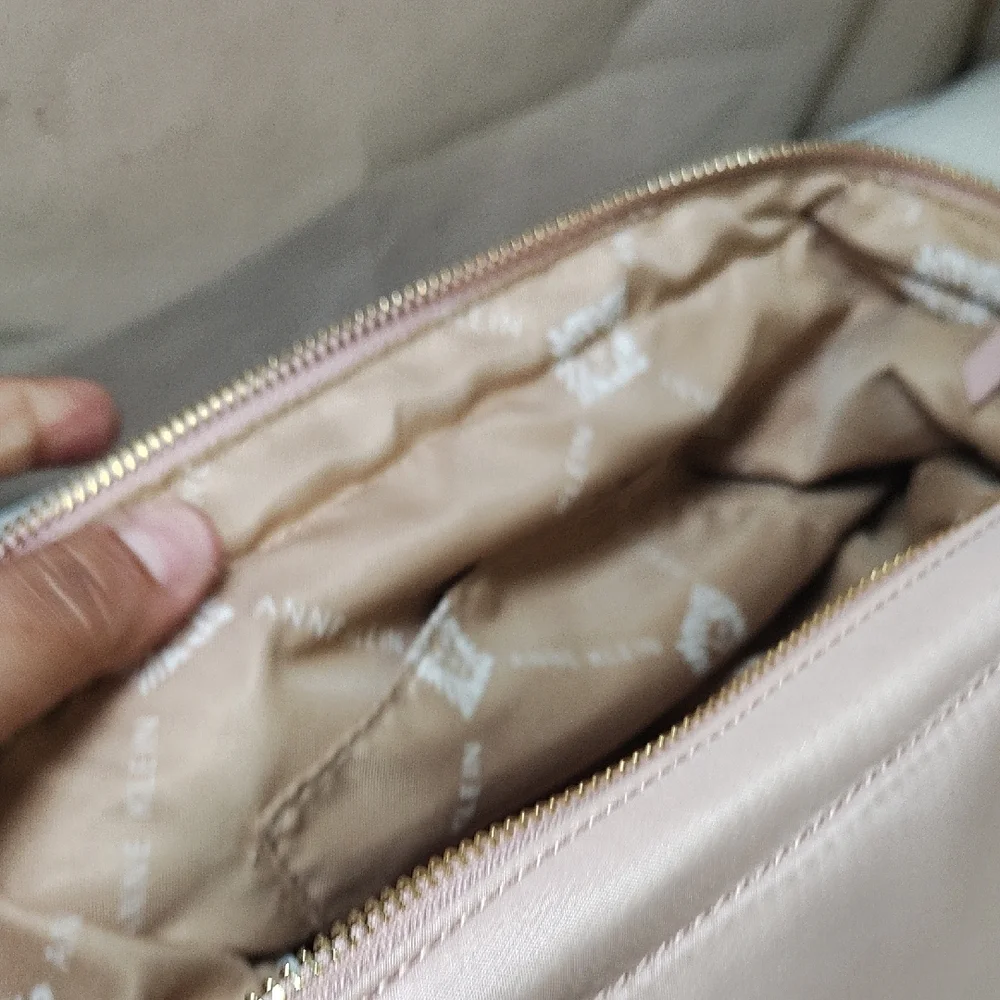 Anne Klein Soft Pink Cosmetic Bag